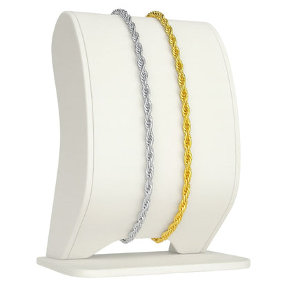 Bracciale modello  funetta in Oro 18 kt (750) - 1.50gr - 21cm - Oreficeria