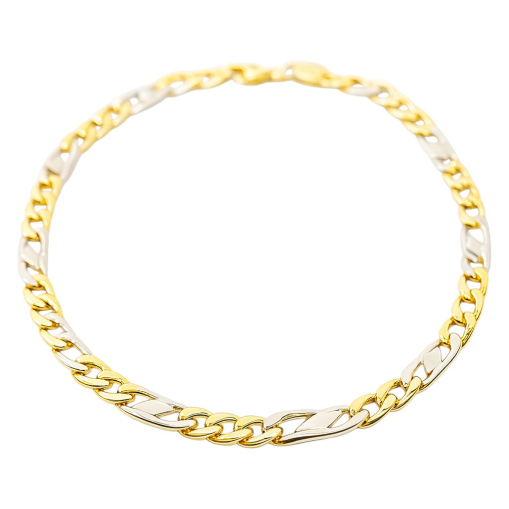 Bracciale maglia piatta in oro 18 kt - 4.20gr - Oreficeria