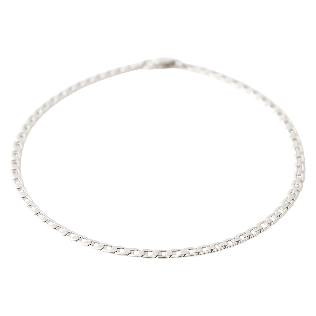 Bracciale a catena piatta in oro 18 kt - Oreficeria