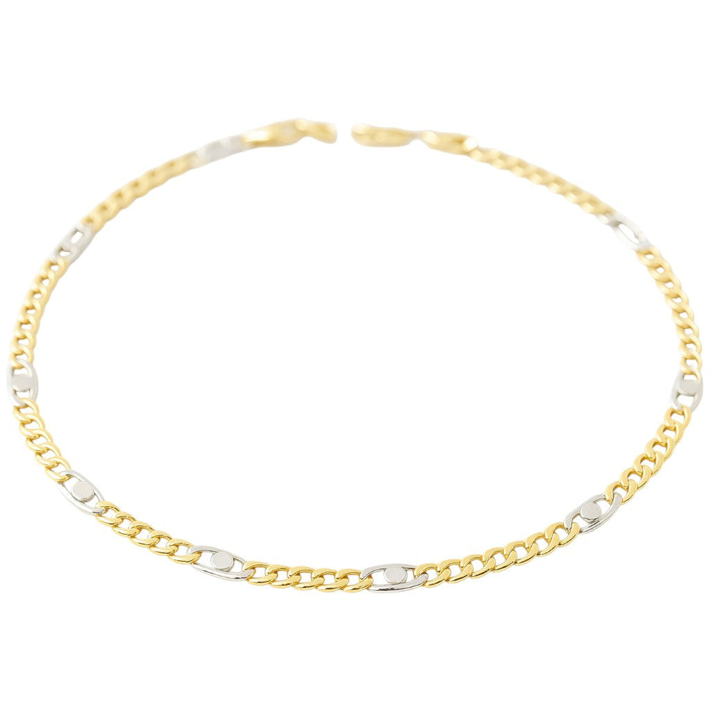Bracciale catena piatta in oro 18 kt - Oreficeria