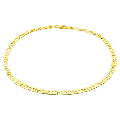 Bracciale catena piatta lucida in oro 18 kt (750) - 1.55gr - Oreficeria