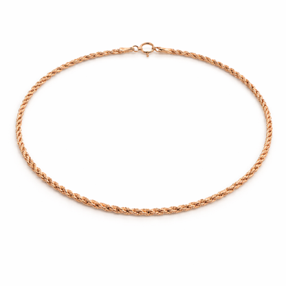 Bracciale funetta in oro rosa 18kt (750) - 0.70gr - 16cm - Oreficeria