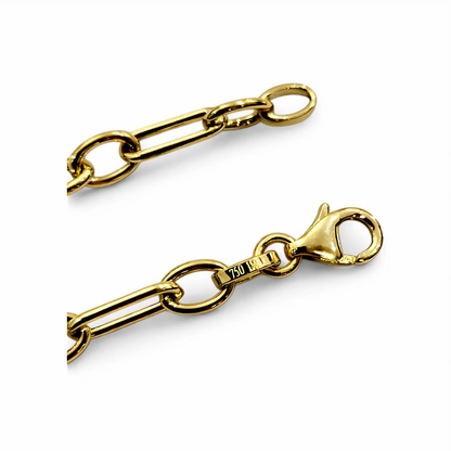 Collana in oro giallo 18kt (750) - 3.66 gr - Oreficeria