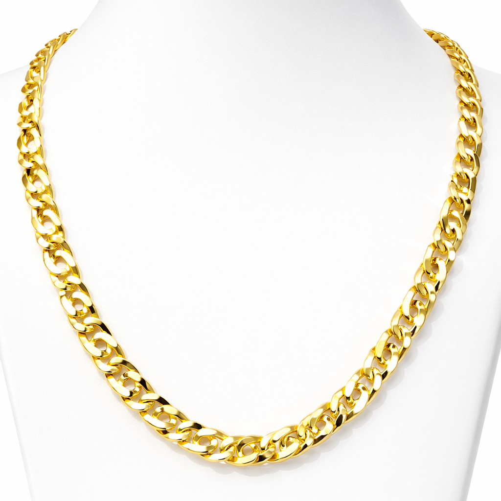Collier groumette in oro giallo 18kt (750) - 26.82gr - oreficeria