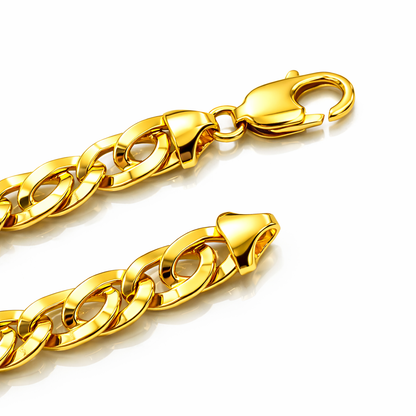 Collier groumette in oro giallo 18kt (750) - 26.82gr - oreficeria