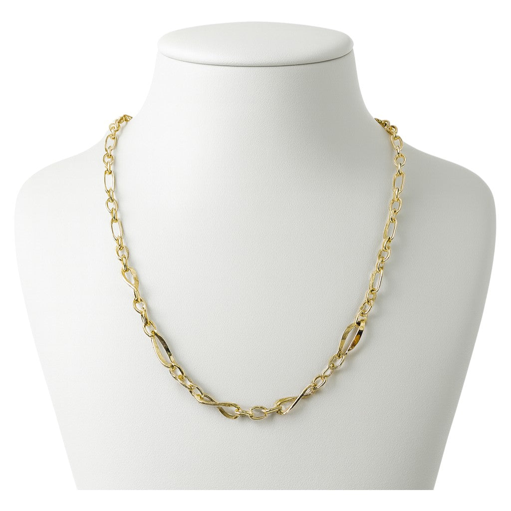 Collana in oro giallo 18kt (750) - 3.66 gr - Oreficeria