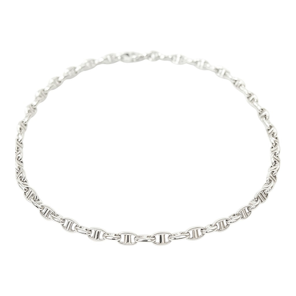 Bracciale marinara in oro bianco 18kt (750) - 2.40 gr - oreficeria