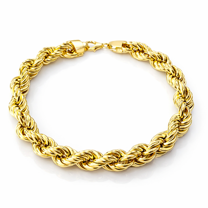 Bracciale funetta in oro 18kt (750) - 10.79 gr - oreficeria