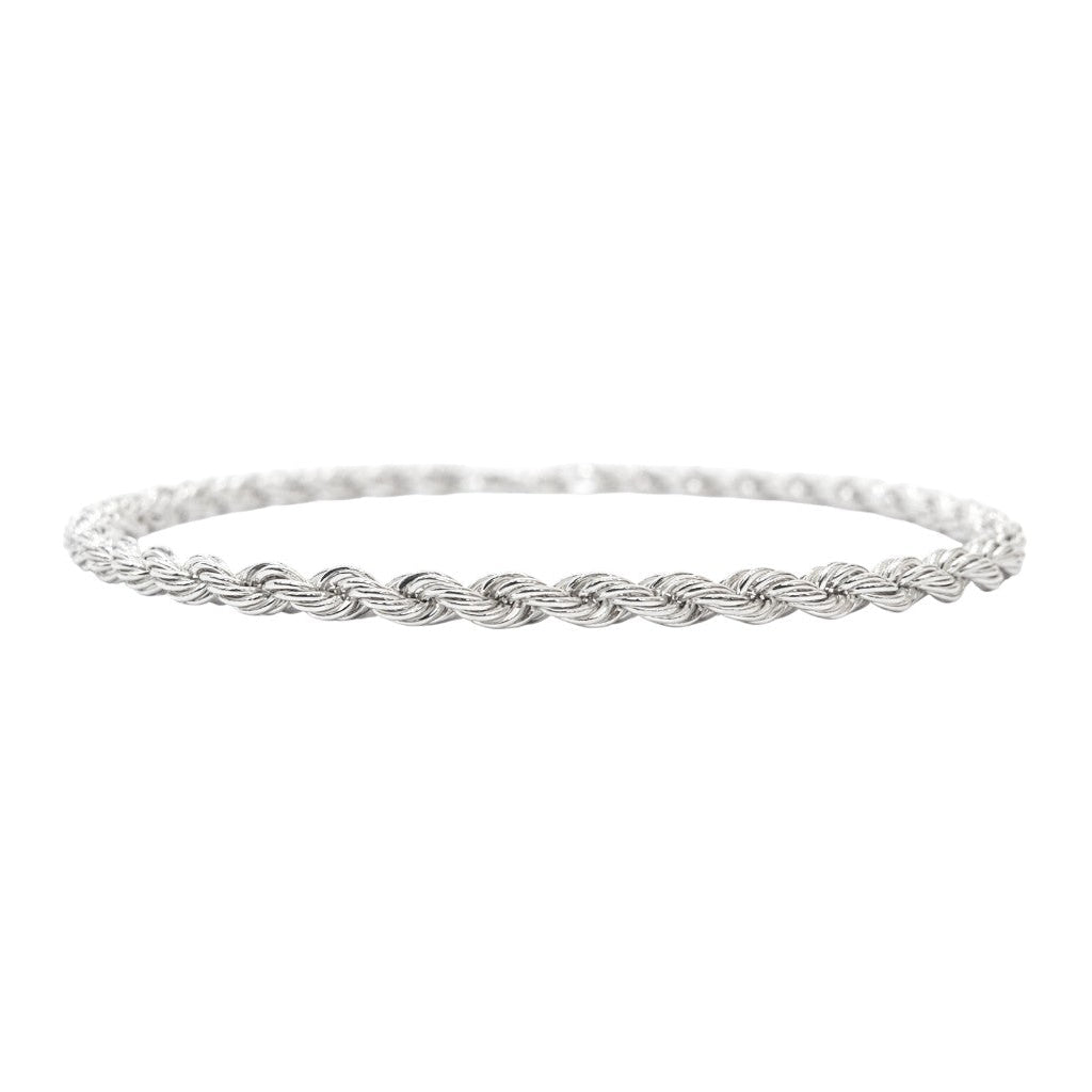 Bracciale funetta in Oro Bianco 18kt (750) - 3.10 gr - Oreficeria