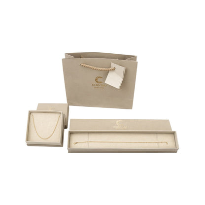 Set collana e bracciale in oro giallo 18kt (750) - 1.22 gr - Oreficeria