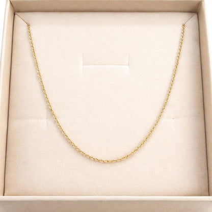 Set collana e bracciale in oro giallo 18kt (750) - 1.22 gr - Oreficeria