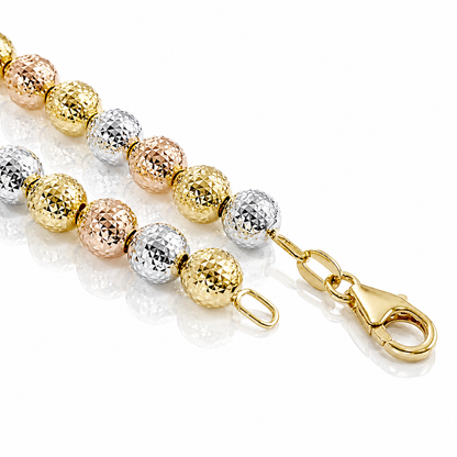 Collier milleluci in oro giallo, rosa e bianco 18kt (750) - 9.60gr - Oreficeria