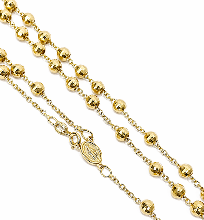 Collana Rosario in oro 18kt (750) - 19.25gr - Oreficeria