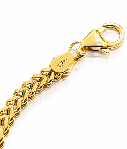 Bracciale spiga in oro giallo 18Kt (750) - 6.18gr - Oreficeria
