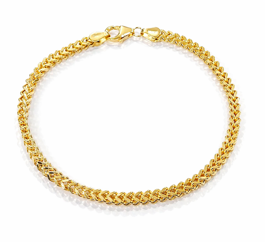 Bracciale spiga in oro giallo 18Kt (750) - 6.18gr - Oreficeria