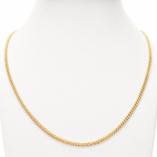 Collier spiga in oro giallo 18kt (750) - 8.10gr - Oreficeria