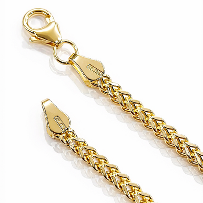 Collier spiga in oro giallo 18kt (750) - 8.10gr - Oreficeria