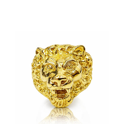 Anello testa di Leone in Oro giallo 18kt (750) - 23.35gr - Oreficeria