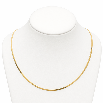 Collier maglia piattina in oro giallo 18kt (750) - 5.23gr - Oreficeria