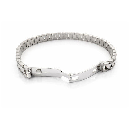 Bracciale jubilee in oro bianco 18kt (750) - 40gr - 17/20cm - Oreficeria