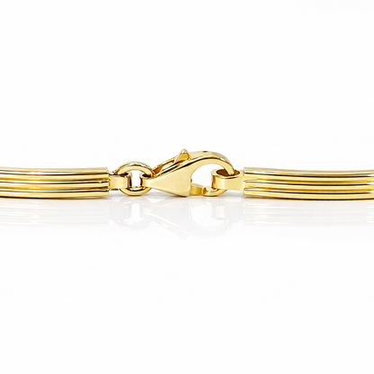 Bracciale piastrina in oro 18 kt (750) - 3.93gr - Oreficeria