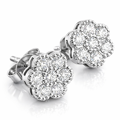 Set Collana con Pendente e Orecchini Punto Luce “Magic” con Diamanti 0,63 ct in Oro Bianco 18 kt (750)