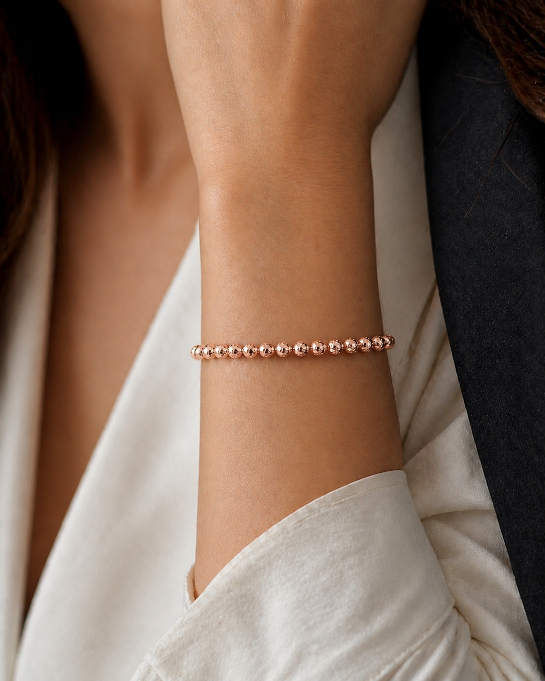 Bracciale milleluci in oro rosa 18kt (750) - 4.20gr - Oreficeria