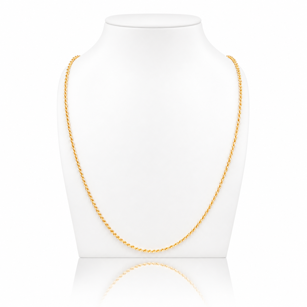Collana funetta in oro giallo 18kt (750) - 3.45gr - Oreficeria