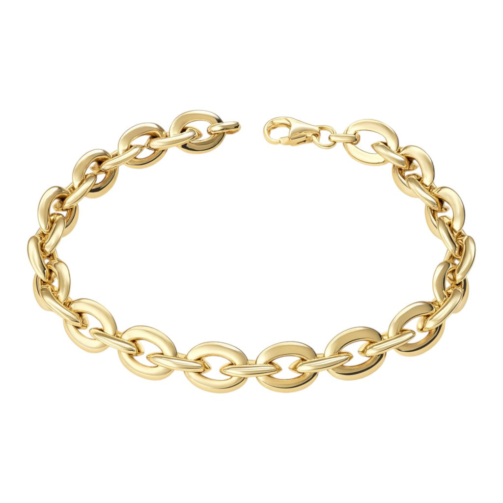 Bracciale modello a catena in Oro 18kt - 5.12gr - Oreficeria