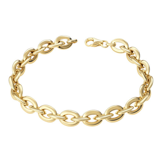 Bracciale modello a catena in Oro 18kt - 5.12gr - Oreficeria