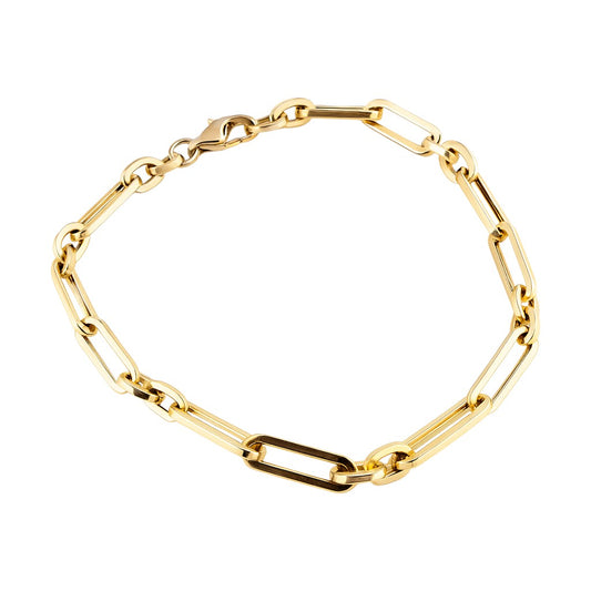 Bracciale maglia a catena in oro giallo 18Kt - 2.24gr - Oreficeria
