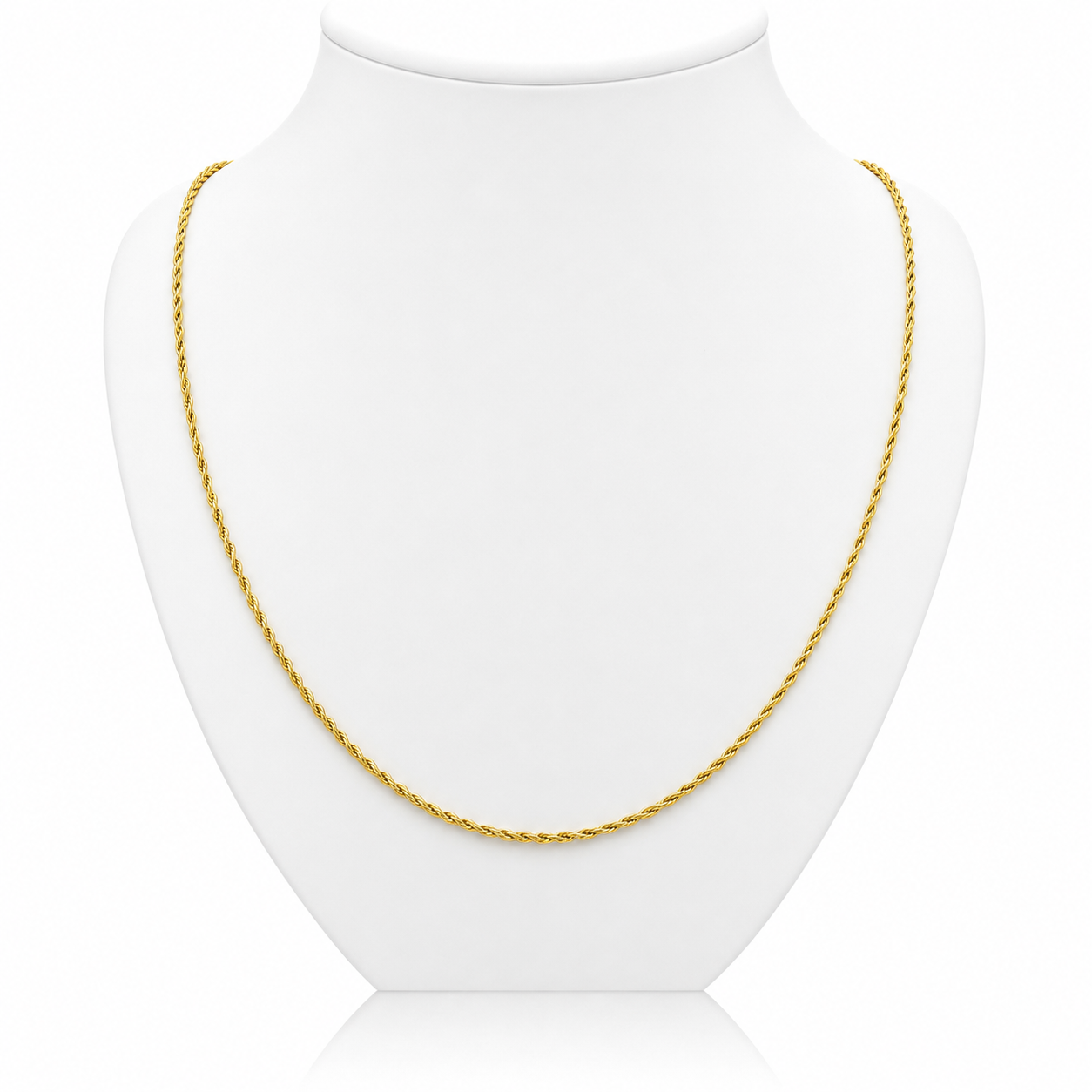 Collana funetta in oro giallo 18kt (750) - 1.70gr - Oreficeria