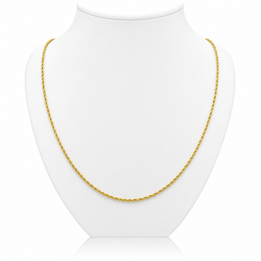 Collana funetta in oro giallo 18kt (750) - 1.70gr - Oreficeria