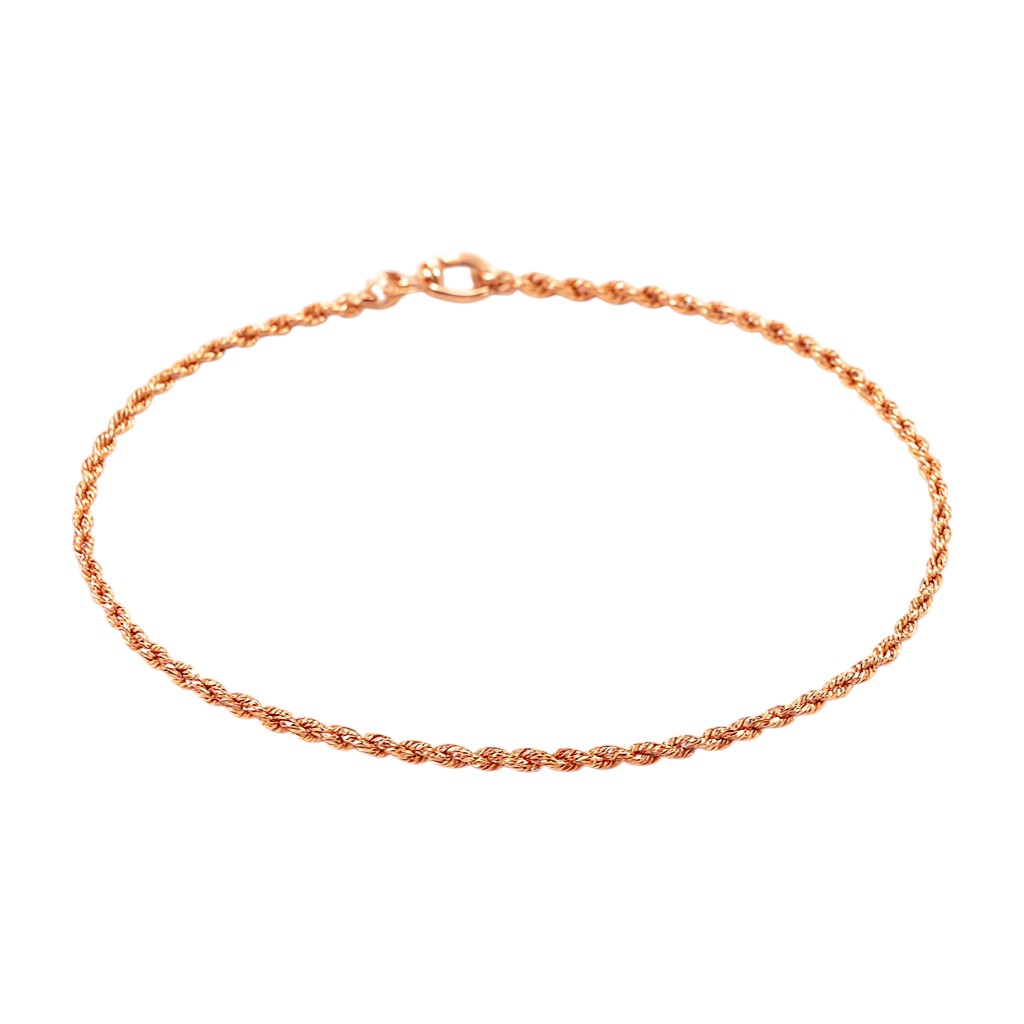 Bracciale funetta in oro rosa 18kt - 0.70gr - Oreficeria
