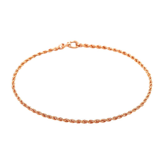 Bracciale funetta in oro rosa 18kt - 0.70gr - Oreficeria