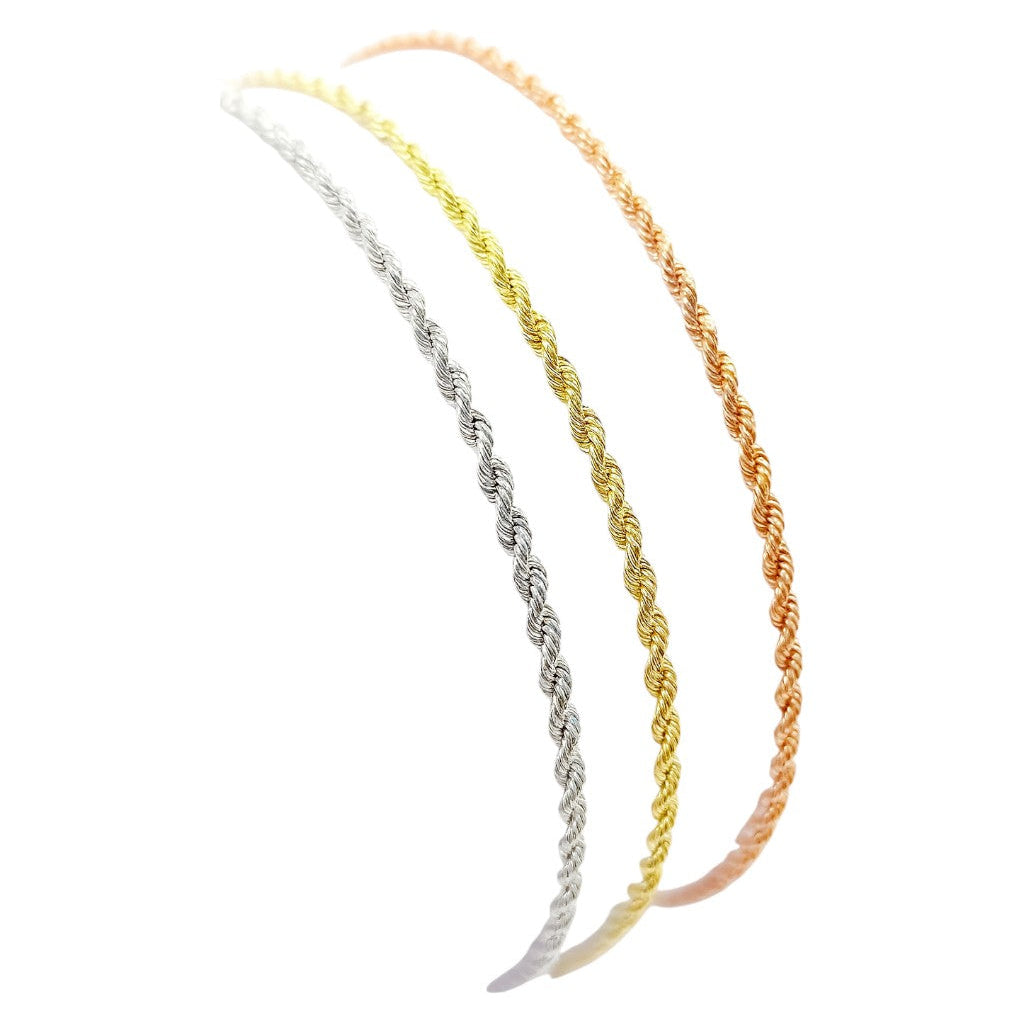 Bracciale funetta in oro 18Kt - 4.40gr - Oreficeria