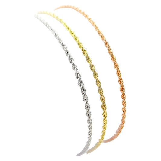 Bracciale funetta in oro 18Kt - 4.40gr - Oreficeria