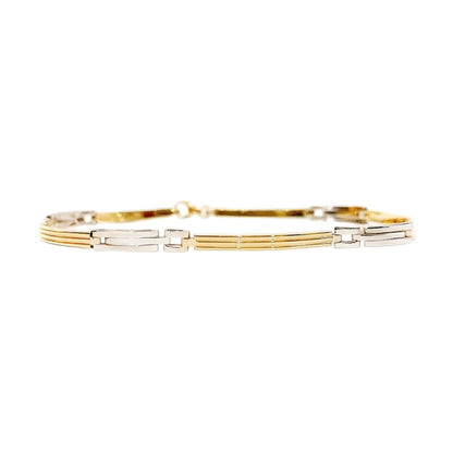 Bracciale piastrina in oro 18 kt - 3.93gr - Oreficeria