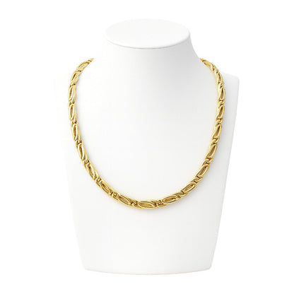 Collier maglia piena in Oro 18 Kt - 31.48gr - Oreficeria