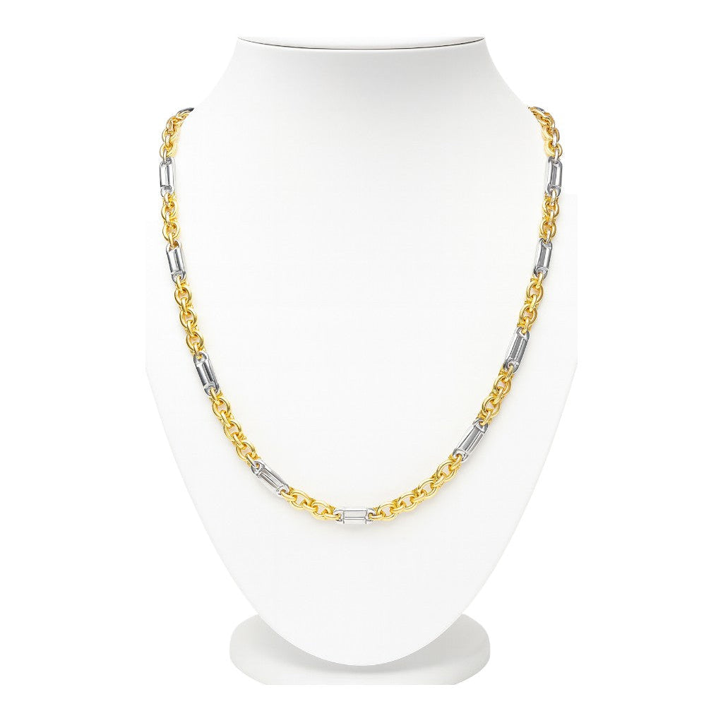Collier maglia piena in oro 18kt - 33.74gr - Oreficeria