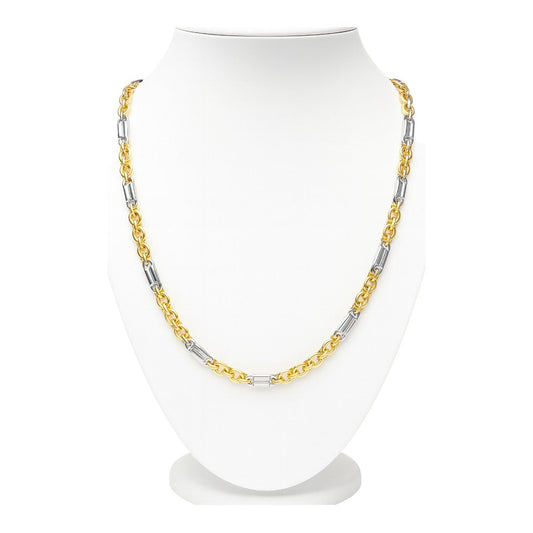Collier maglia piena in oro 18kt - 33.74gr - Oreficeria