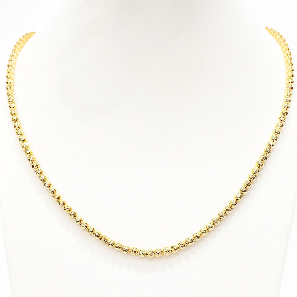 Collana milleluci in oro 18kt - 8.43gr - Oreficeria