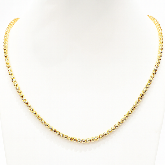 Collana milleluci in oro 18kt - 8.43gr - Oreficeria