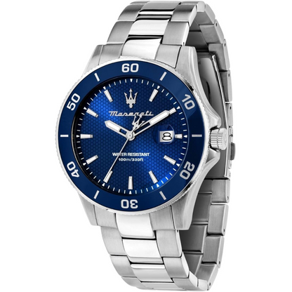Orologio Maserati Collezione Competizione Quarzo Acciaio e Ceramica Blu - R8853100036