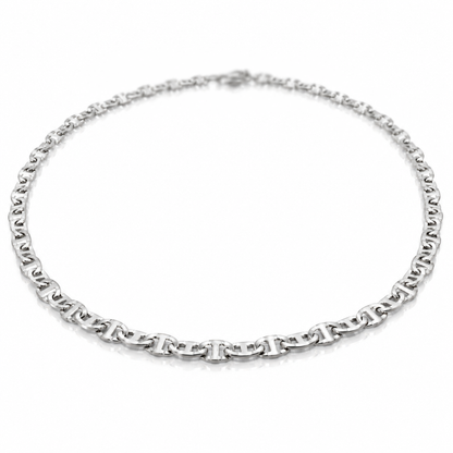 Bracciale a catena piatta in oro bianco 18kt (750) - 1.50gr - Oreficeria