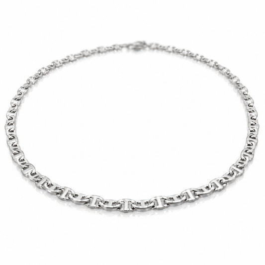 Bracciale a catena piatta in oro bianco 18kt (750) - 1.50gr - Oreficeria