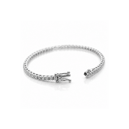 Bracciale Tennis "Baby" Astralia con diamanti ct 0,55 in oro bianco 18kt (750)