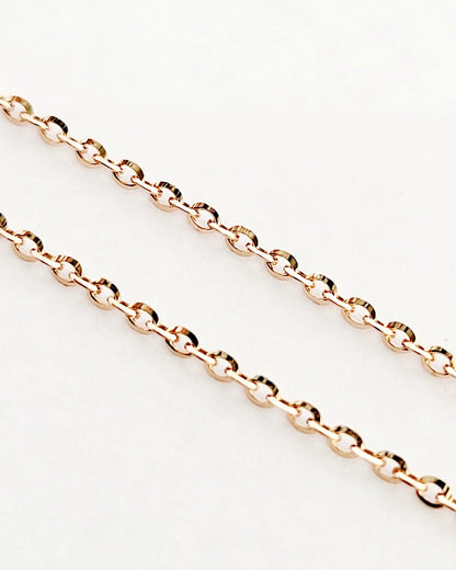 Collana e pendente lettera personalizzabile "N" con Diamanti 0,20 ct in Oro Rosa 18 kt (750)