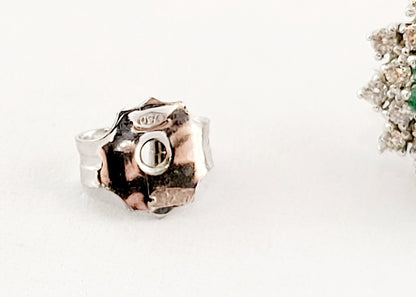 Orecchini ovali in Oro Bianco con doppio giro di Diamanti ct 0,48 e doppio giro di Smeraldi 1,75 ct 18 kt (750)