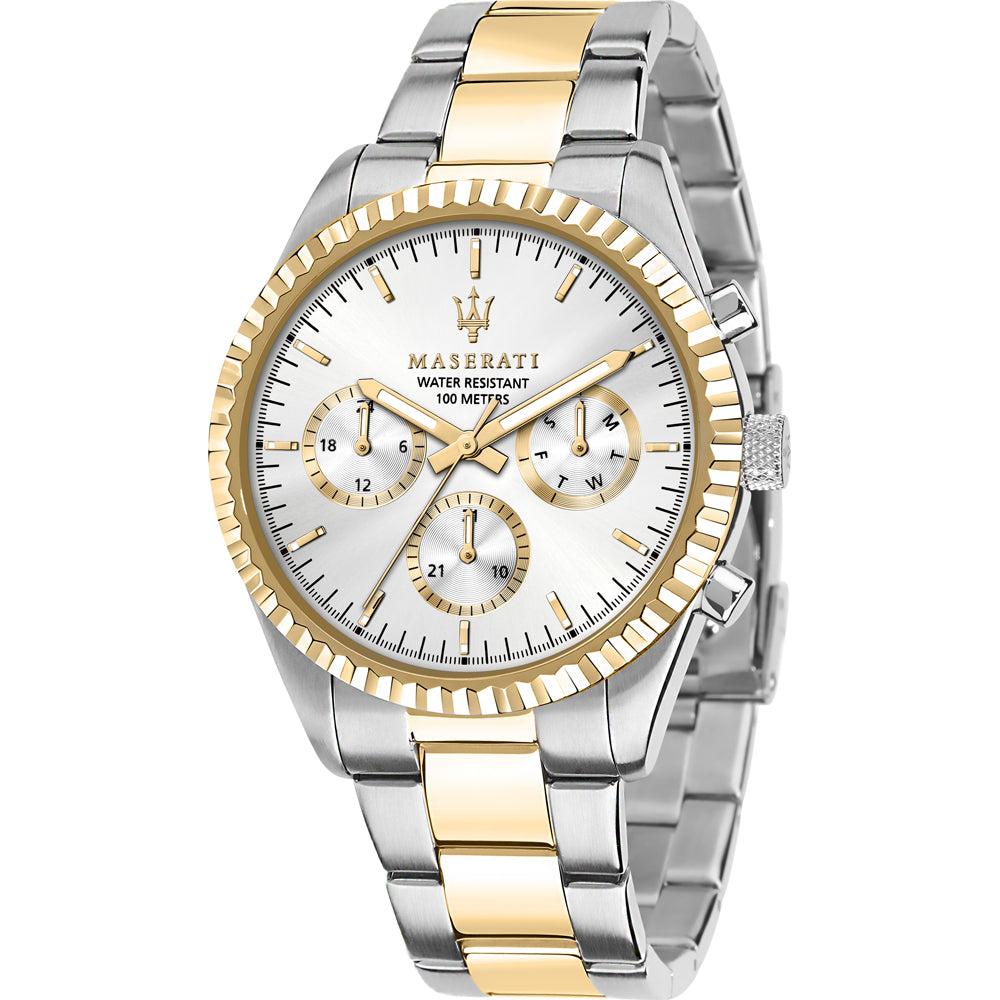 Orologio Maserati Collezione Competizione Cronografo Multifunzionale Acciaio Bicolore - R8853100021